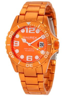 Haurex Ladies7K374DOO INK Orange Aluminum Watch